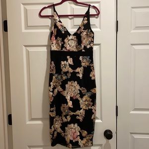 Floral MIDI Floral Dress